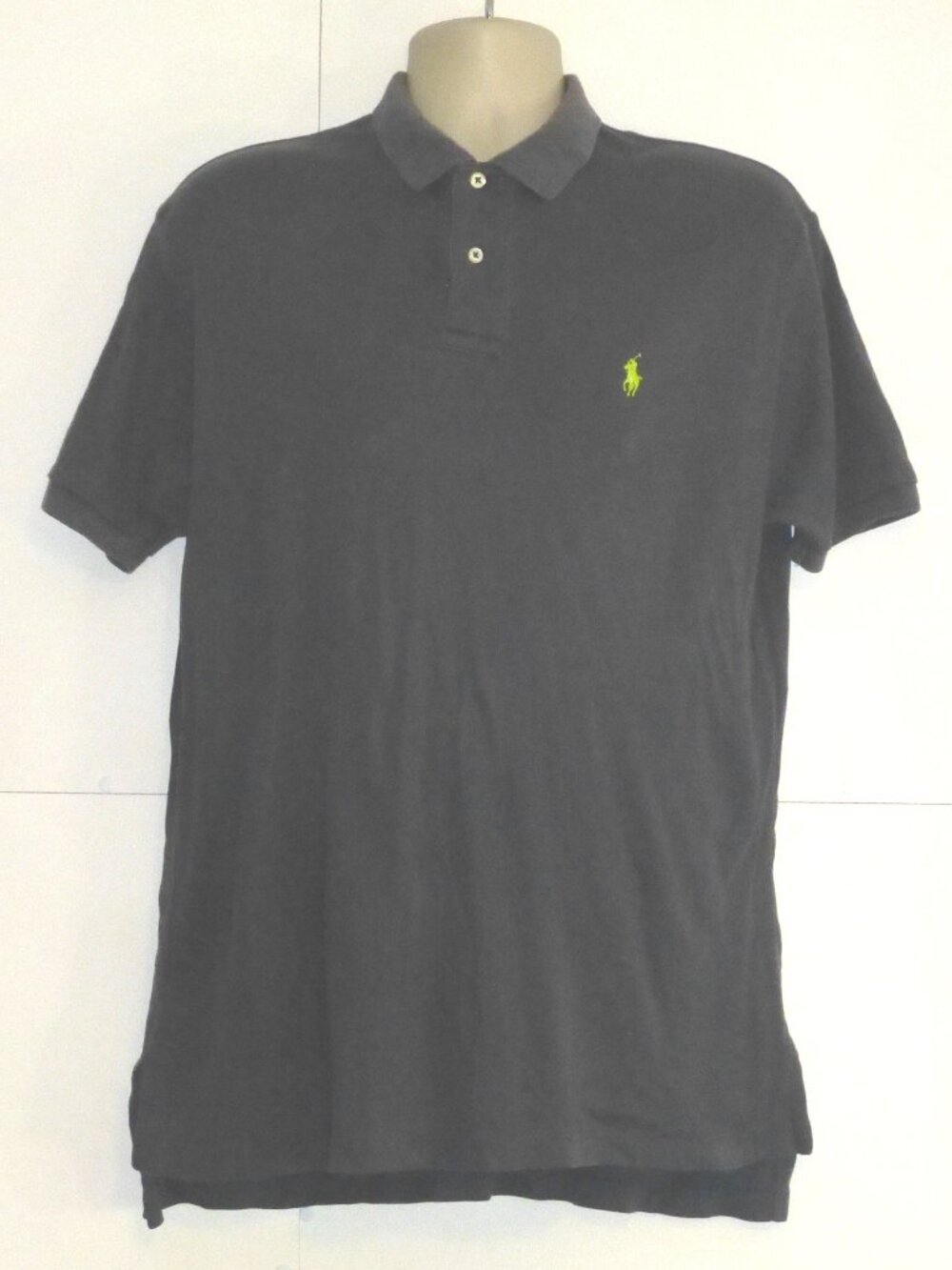 Polo Ralph Lauren Men's Short Sleeve Polo Shirt Size: Medium Gray